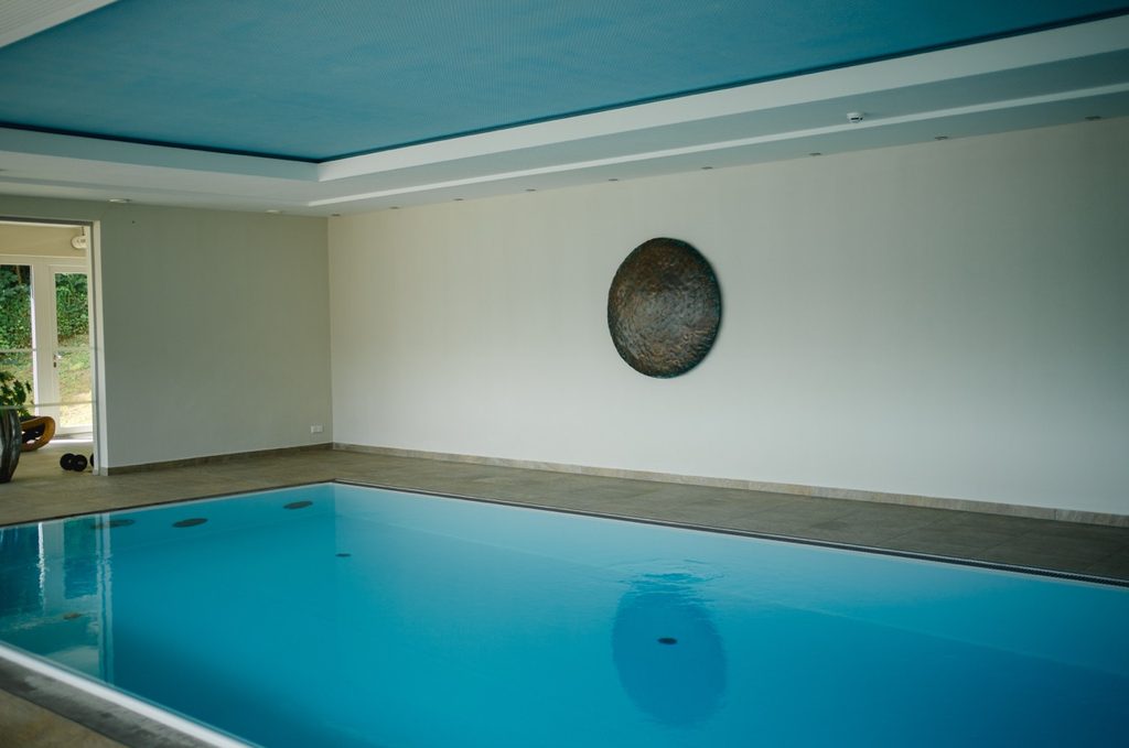 Das Schwimmbecken des Hotels