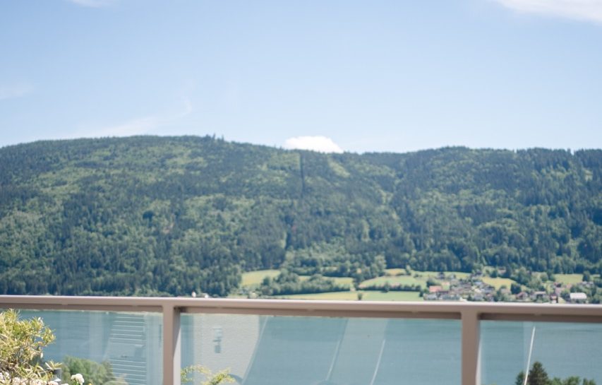 Seeblick vom Balkon des Hauses
